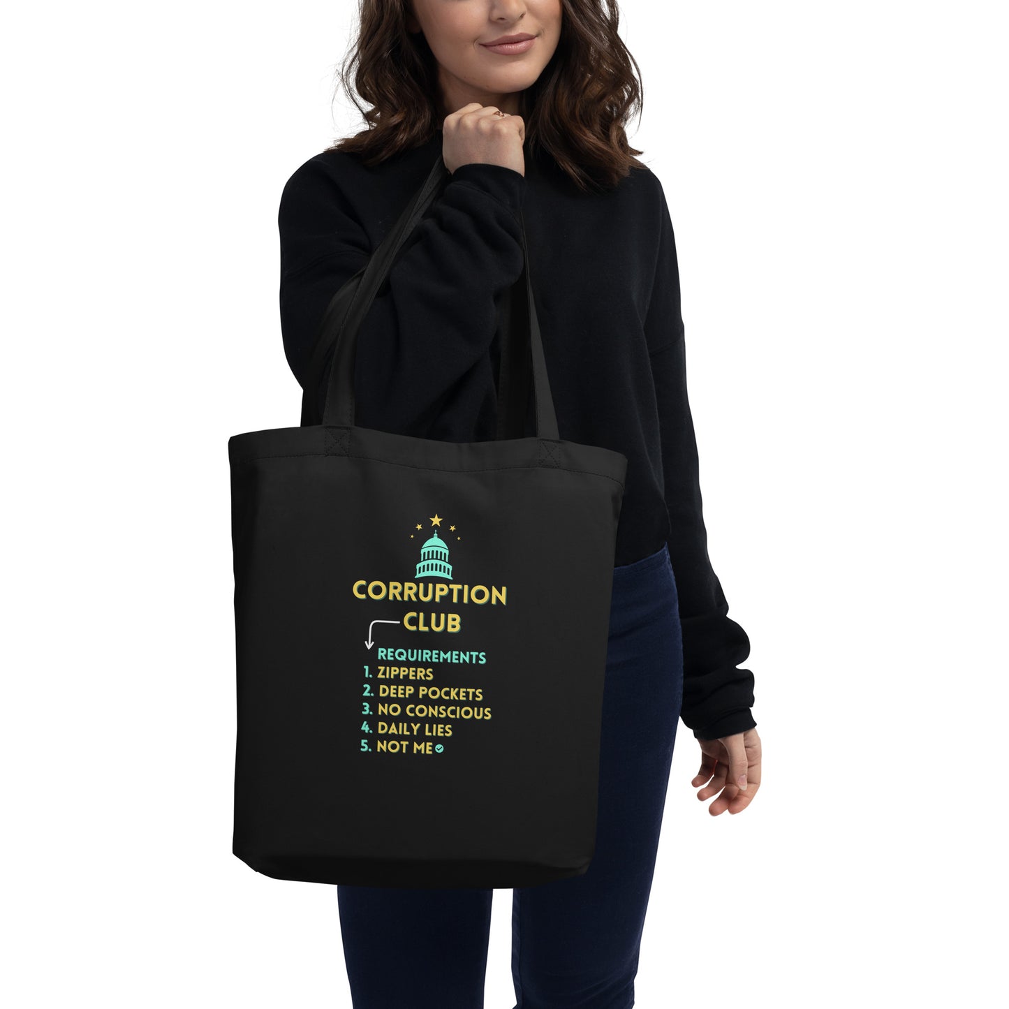 "Corruption Club" Eco Tote Bag