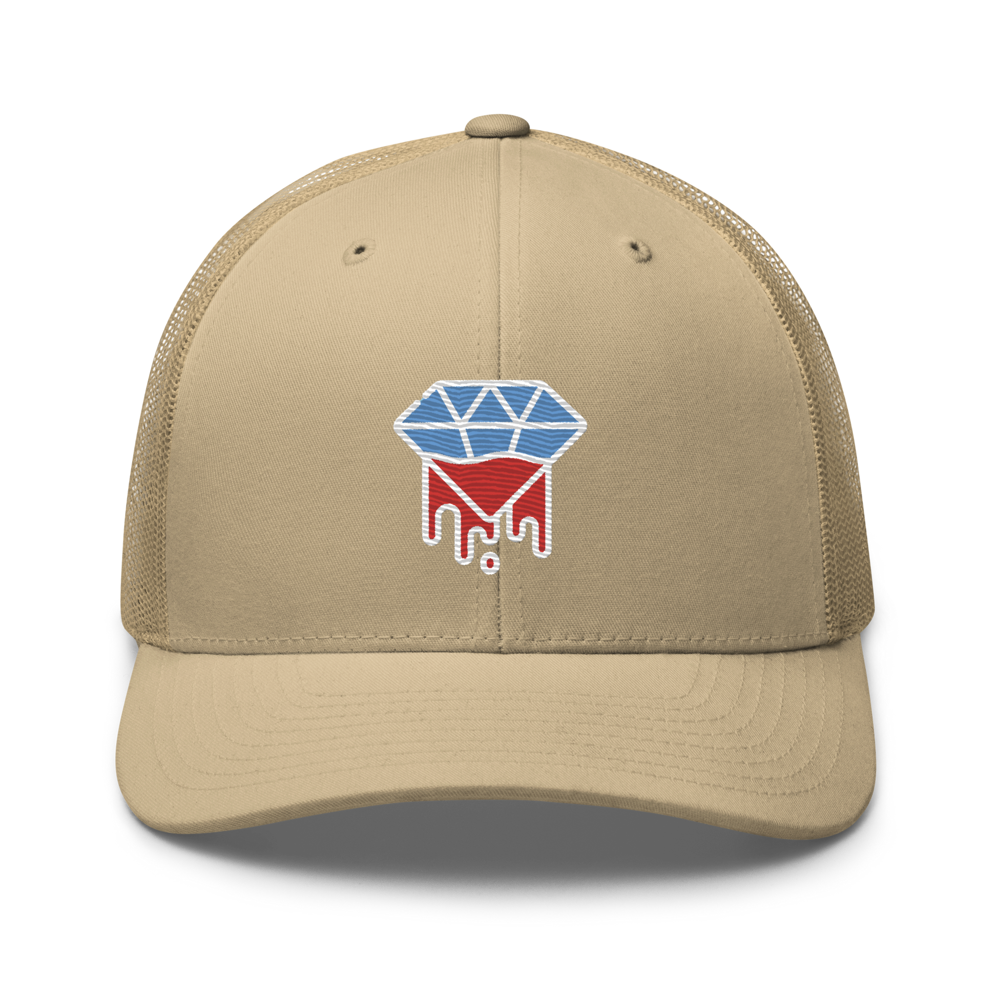 Tan retro trucker hat