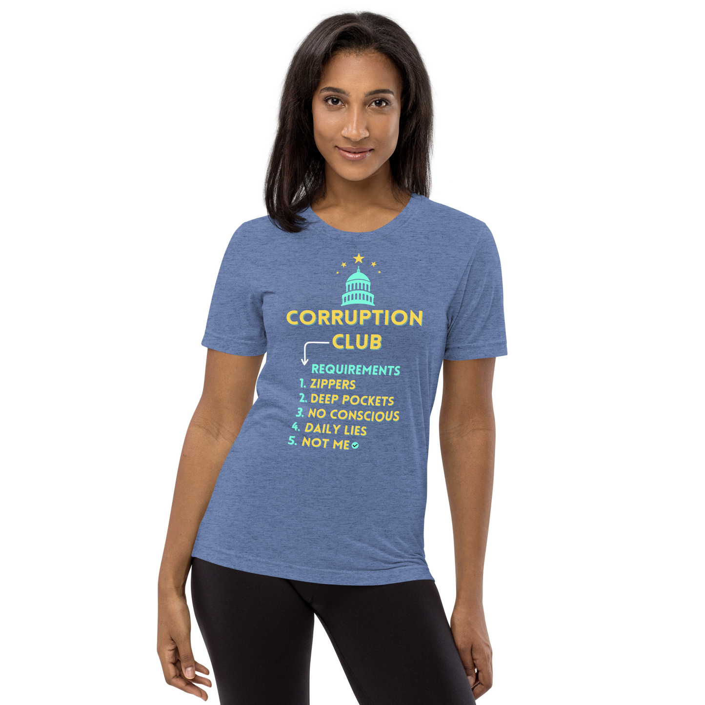 Unisex "Corruption Club" Tri-Blend Bella + Canvas