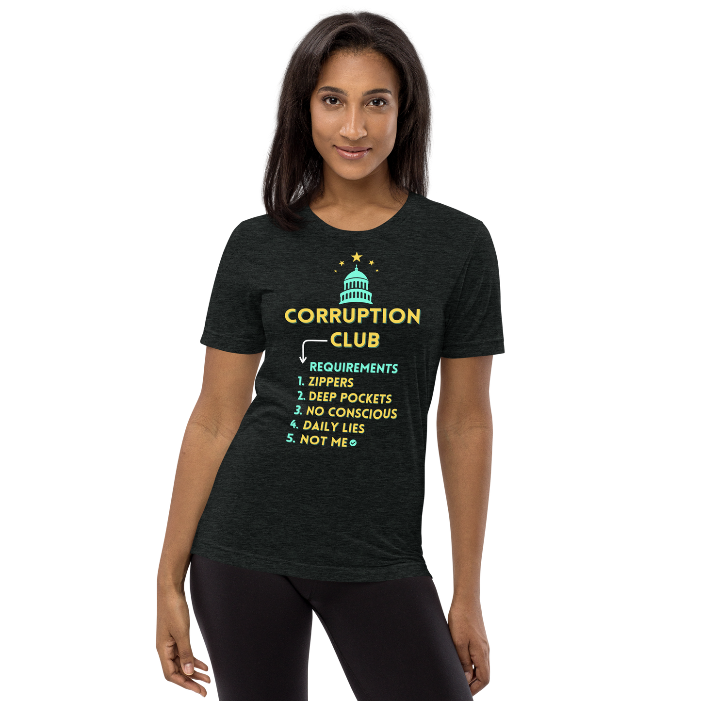 Unisex "Corruption Club" Tri-Blend Bella + Canvas