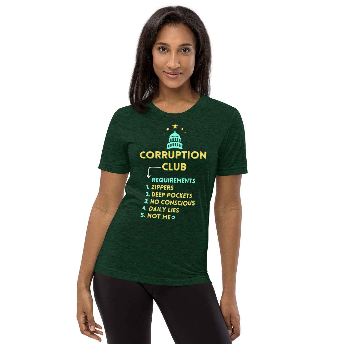 Unisex "Corruption Club" Tri-Blend Bella + Canvas