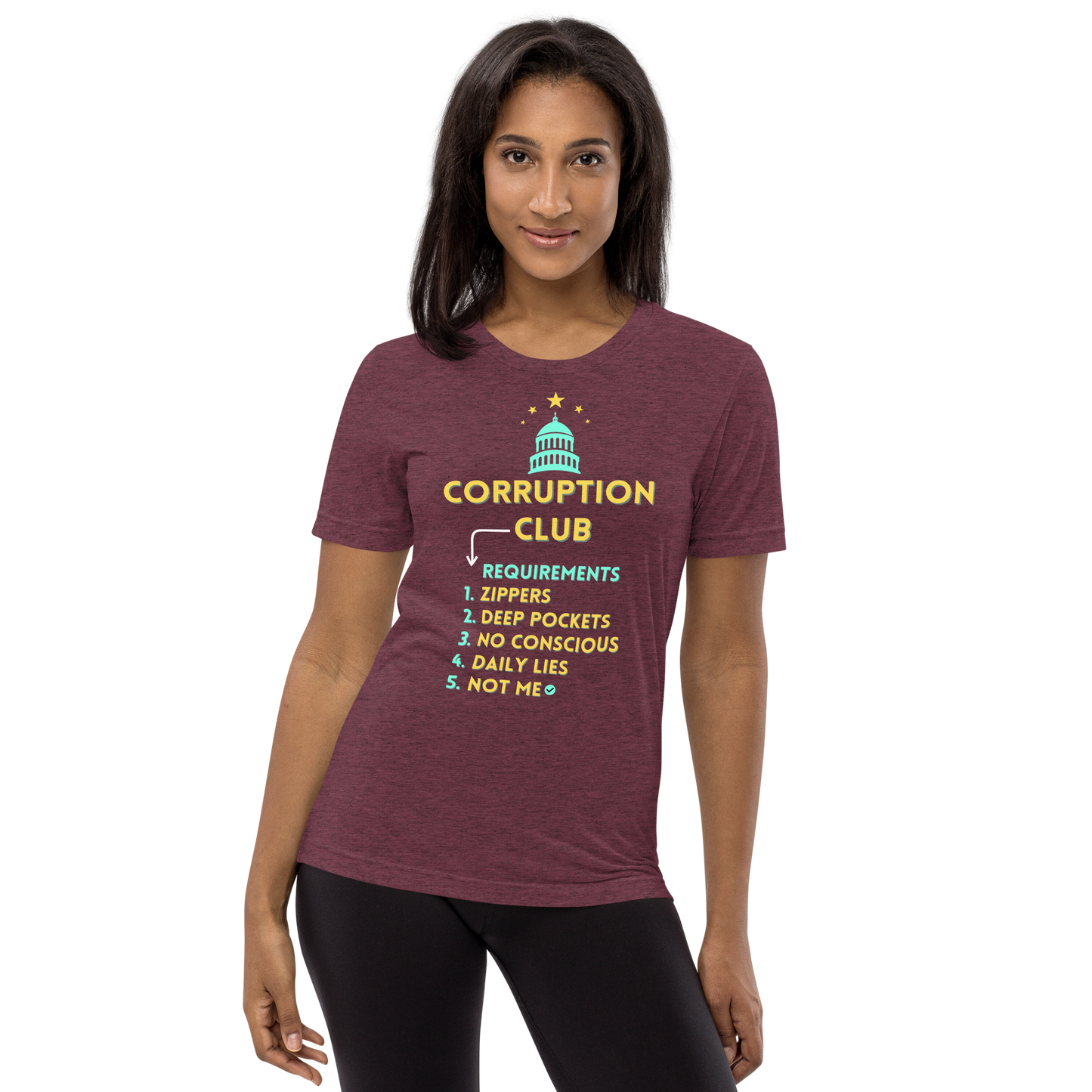 Unisex "Corruption Club" Tri-Blend Bella + Canvas