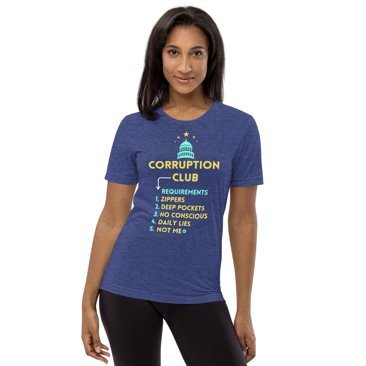 Unisex "Corruption Club" Tri-Blend Bella + Canvas