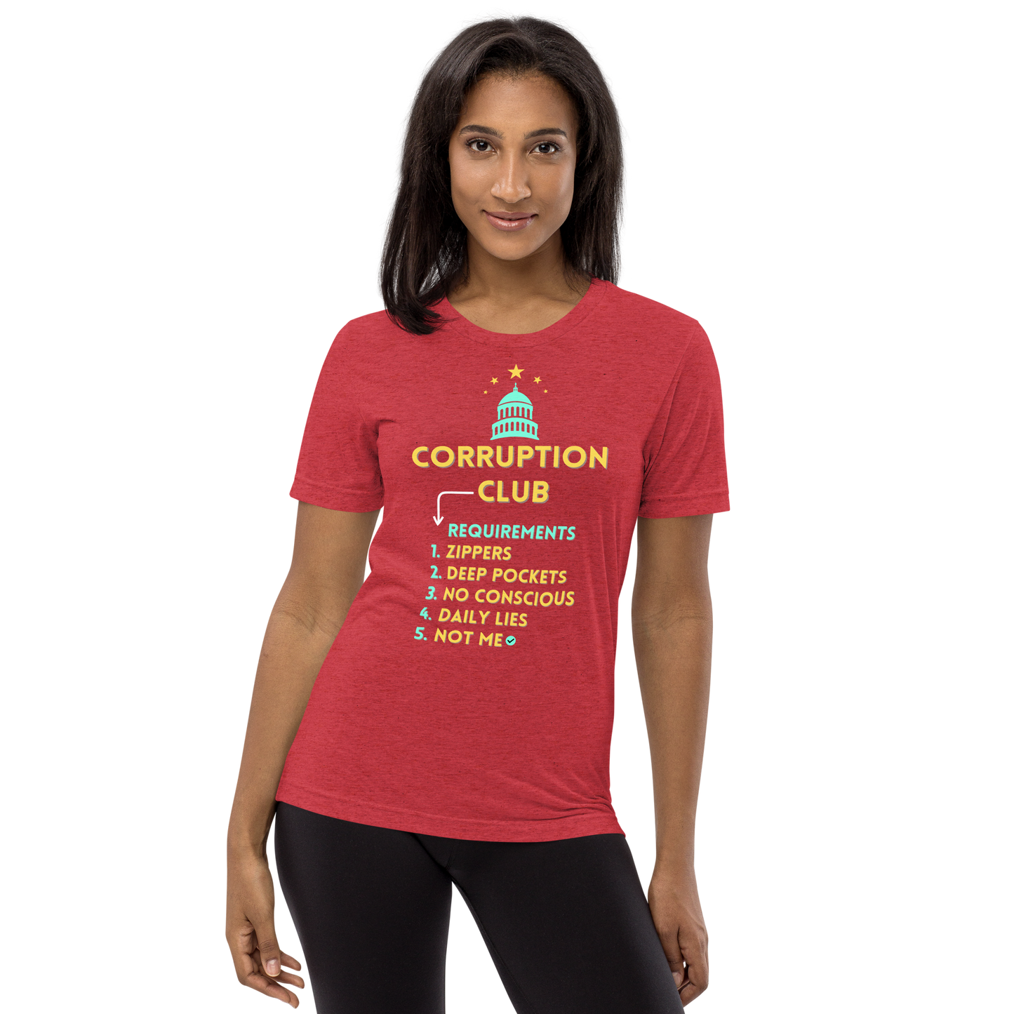 Unisex "Corruption Club" Tri-Blend Bella + Canvas